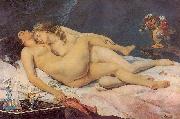 Gustave Courbet Le SommeilSleep oil on canvas